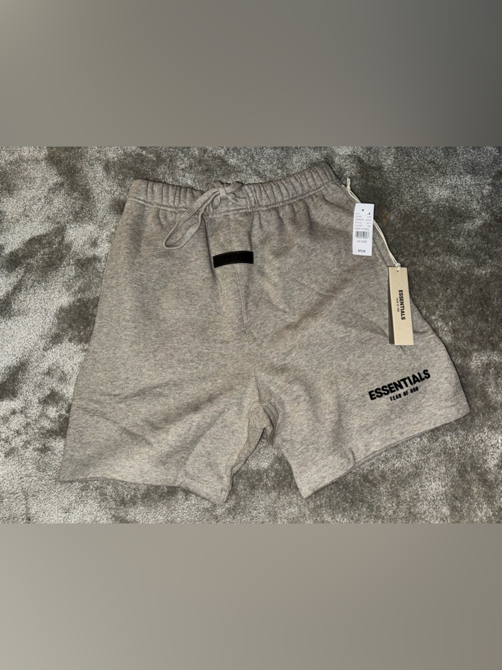 Essentials fear of god Men's Athletic Shorts in Gray